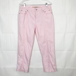 Canyon River Blues Y2K Mid-Rise Pink Cotton Pants Size 9